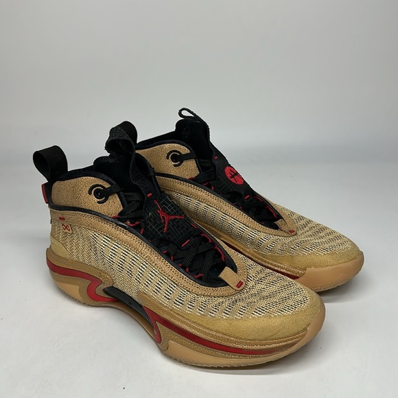 USED Men’s Nike Air Jordan 36 Rui Hachimura Black Samurai DO2494-260 No Box - Picture 2 of 7